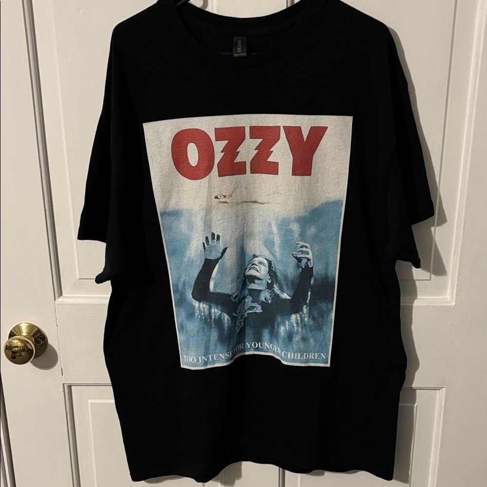 Ozzy Black Graphic T-Shirt New